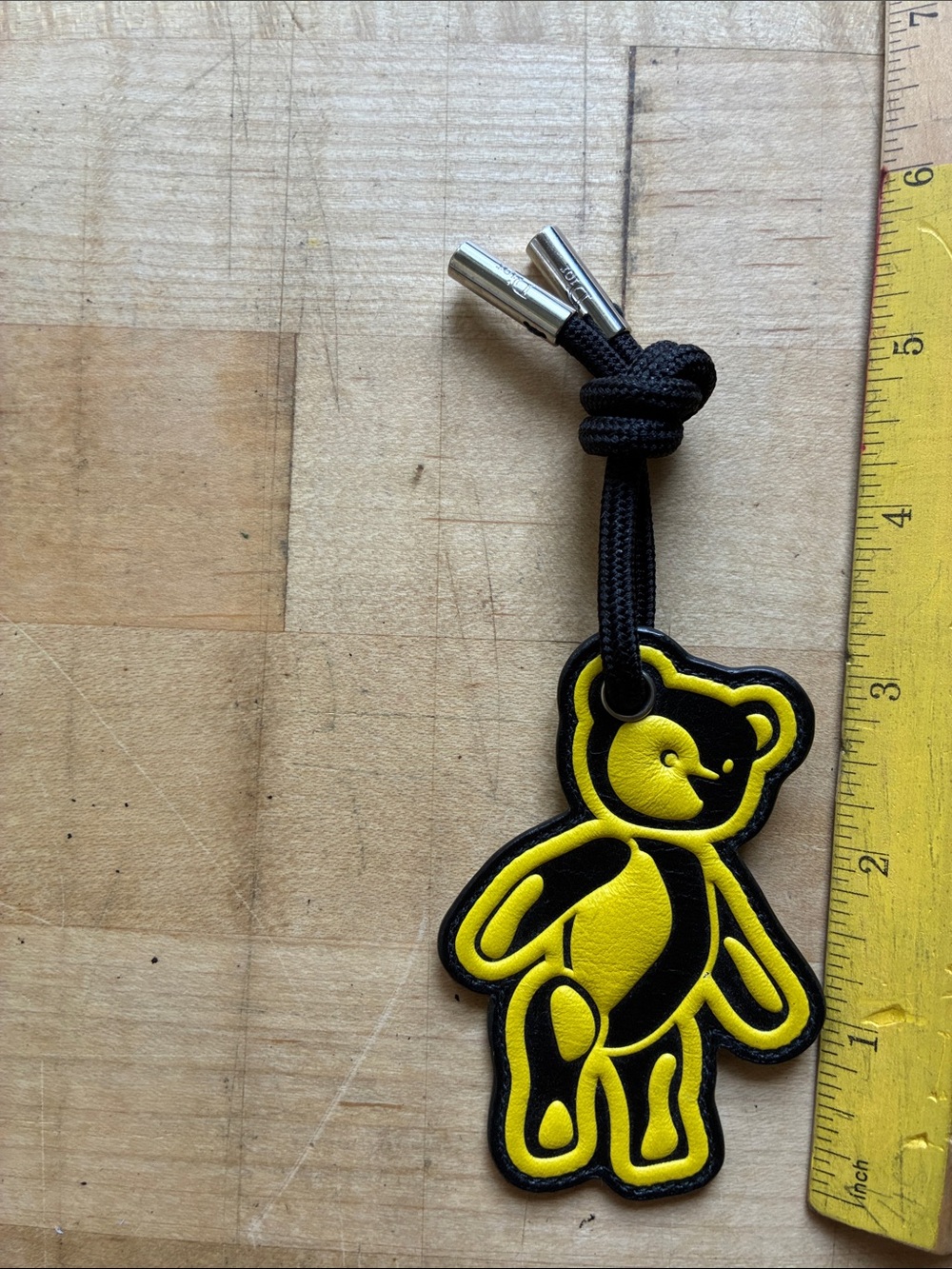 Dior Teddy Bear Leather Bag Charm w COA! - Picture 6 of 7